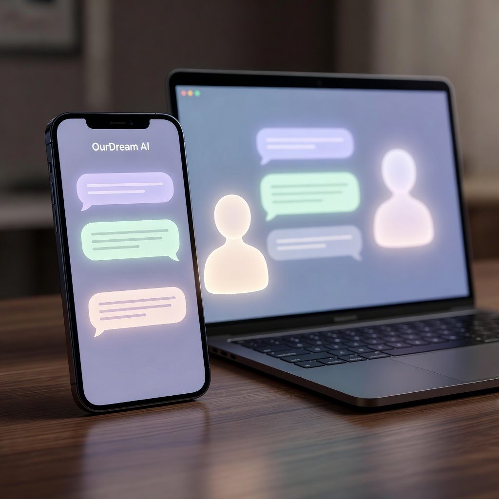 AI companion illustration for ourdream ai review 2026